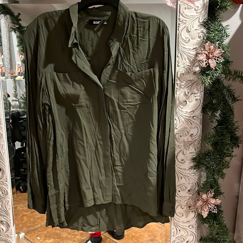Green Ana blouse